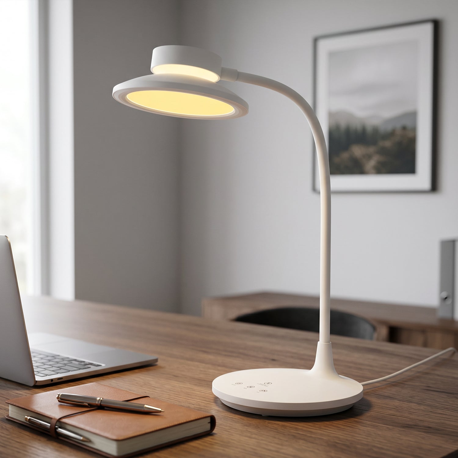 ΦΩΤΙΣΤΙΚΟ ΓΡΑΦΕΙΟΥ LED ACA BL1317LΒΚ ΜΑΥΡΟ 10W CCT 3000K/3800K/5700K 500LM