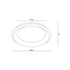 ΟΡΟΦΗΣ Φ/Σ LED 73W CCT 5250LM ΜΑΥΡΟ ΜΕΤΑΛΛΙΚΟ D81XH8,5CM DIANA - ledmania.gr