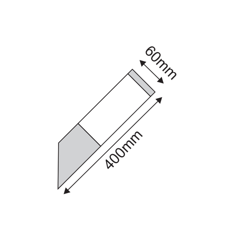 ΑΠΛΙΚΑ ΤΕΤΡΑΓΩΝΗ ΚΥΡΤΗ ΑΝΟΞΕΙΔΩΤΗ ΥΨΟΣ 40cm - ledmania.gr