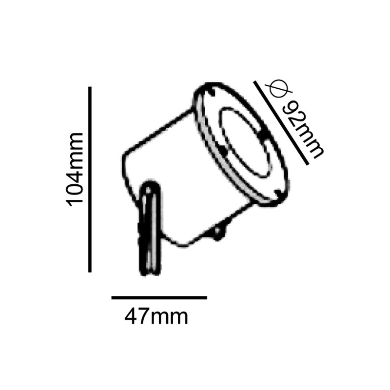 ΣΠΟΤ ΚΗΠΟΥ ΛΕΥΚΟ GU10  RAL C3619M - ledmania.gr
