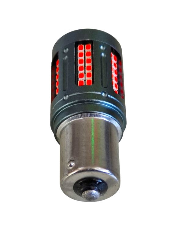Ba15S P21W 1156 12V-30V-Φώτα αυτοκινήτου 7W 1350 lm 84SMD  λαμπτήρας LED Canbus -Κοκκινο-τεμ.1 - ledmania.gr
