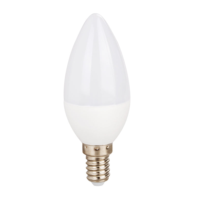 LED SMD E14 C37 8W 3000K 230V AC 730LM RA80 30000H 200°