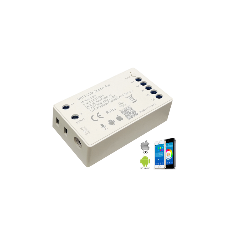 WIFI TUYA LED DIMMER 16A 192W/12V 384W/24V - ledmania.gr
