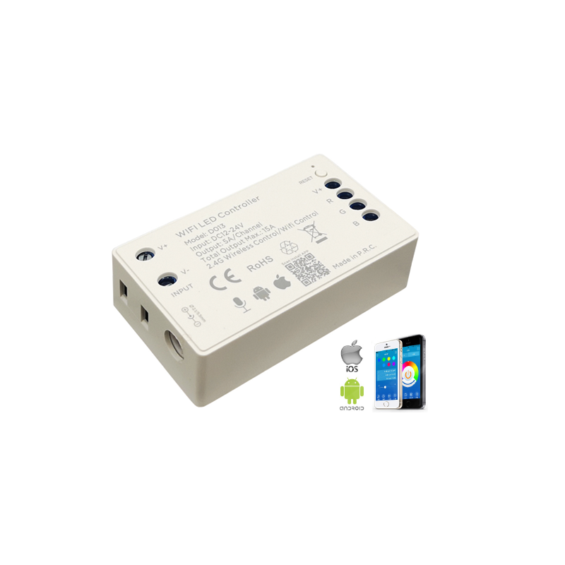 WIFI TUYA LED RGB CONTROLLER 15A 180W/12V 360W/24V - ledmania.gr