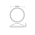 LED PC BLACK CEIL LUMINAIRE 230V AC IP65 20W 1750lm 4000K 110° Ra80 - ledmania.gr