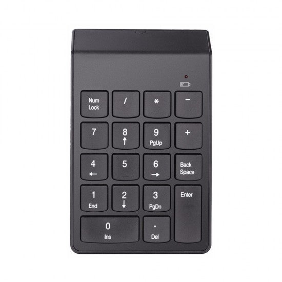 Keyboard No brand K1, Num pad, Wireless, Black (6184) - ledmania.gr