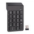 Keyboard No brand K1, Num pad, Wireless, Black (6184) - ledmania.gr