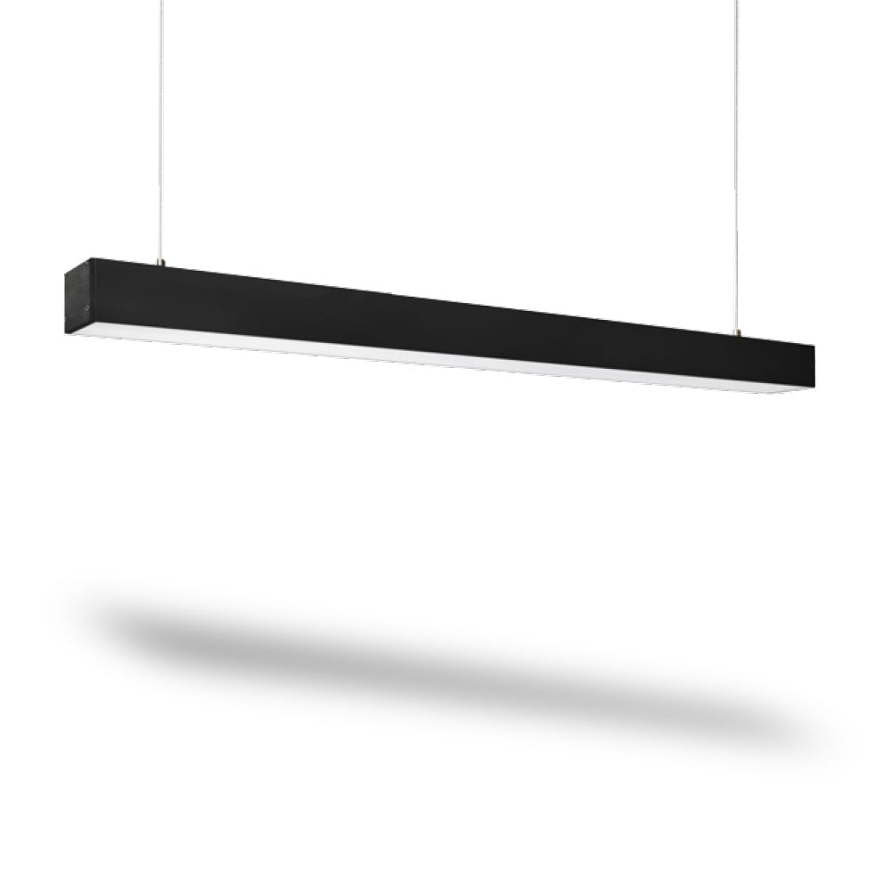 Γραμμικό Φωτιστικό 36w 1200mm Μαύρο 6400Klv - ledmania.gr