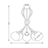 ΟΡΟΦΗΣ 5ΧΕ27 ΜΕΤΑΛ ΠΑΤΙΝΑ ΛΕΥΚΟ ΧΡΥΣΟ+ΟΠΑΛ ΓΥΑΛΙ Φ48,5ΧΗ53CM FOYER - ledmania.gr
