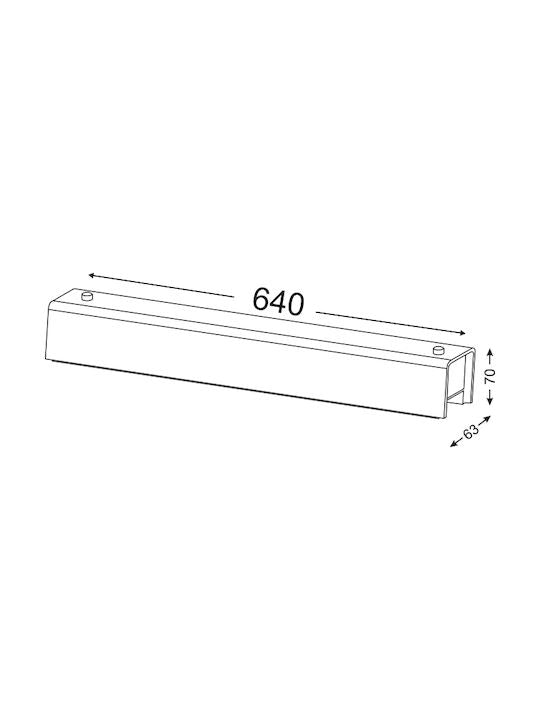 ΑΠΛΙΚΑ ΜΠΑΝΙΟΥ/ΚΑΘΡΕΠΤΗ 60CM 4XE14 - ledmania.gr
