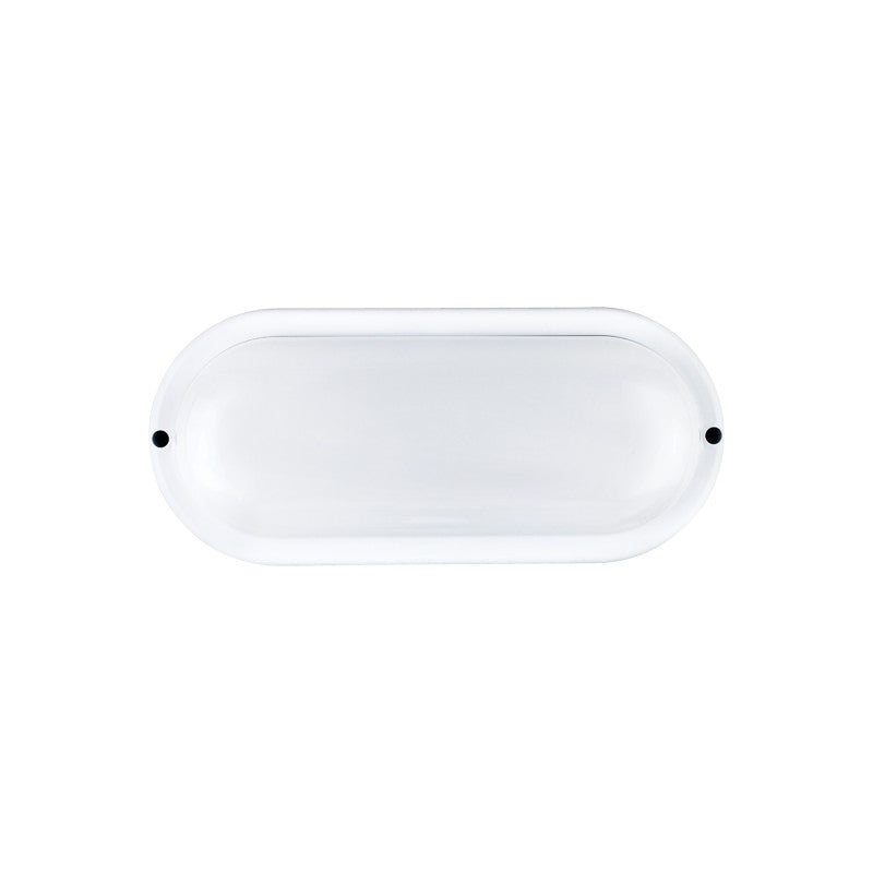 LED PC WHITE WALL LUMINAIRE 230V AC IP65 20W 1750lm 4000K 110° Ra80