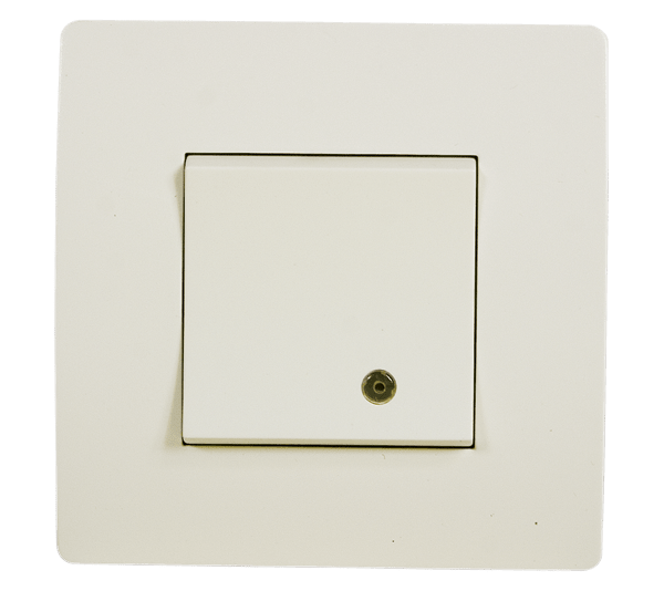EL BASIC TG114 1 BUTTON 1 WAY SWITCH WITH LIGHT CR - ledmania.gr