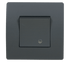 EL BASIC TG114 1 BUTTON 1 WAY SWITCH WITH LIGHT GR - ledmania.gr
