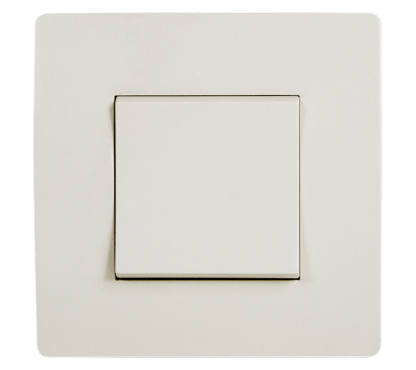 EL BASIC TG115 1 BUTTON CROSS WAY SWITCH CREAM-OLD - ledmania.gr