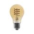 LED FILAMENT E27 DIM A60 4W AMBER SPIRAL 1800K 230V AC 270LM RA80 30000H 360° - ledmania.gr
