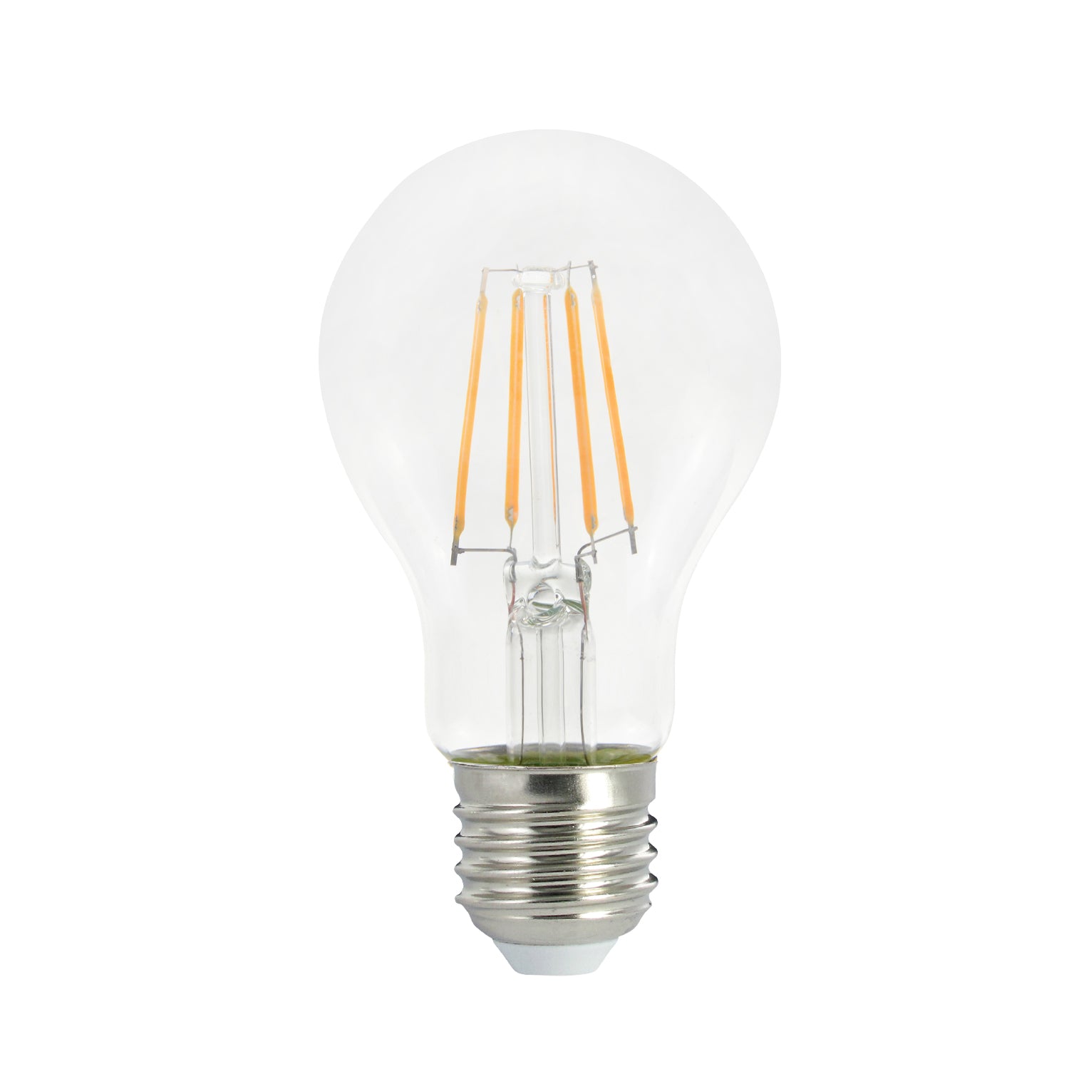LED FILAMENT A60 4,5W 2700K 360° 198-250V AC 470LM RA80 E27 2YEARS ΔΙΑΦΑΝΟ 108X60mm