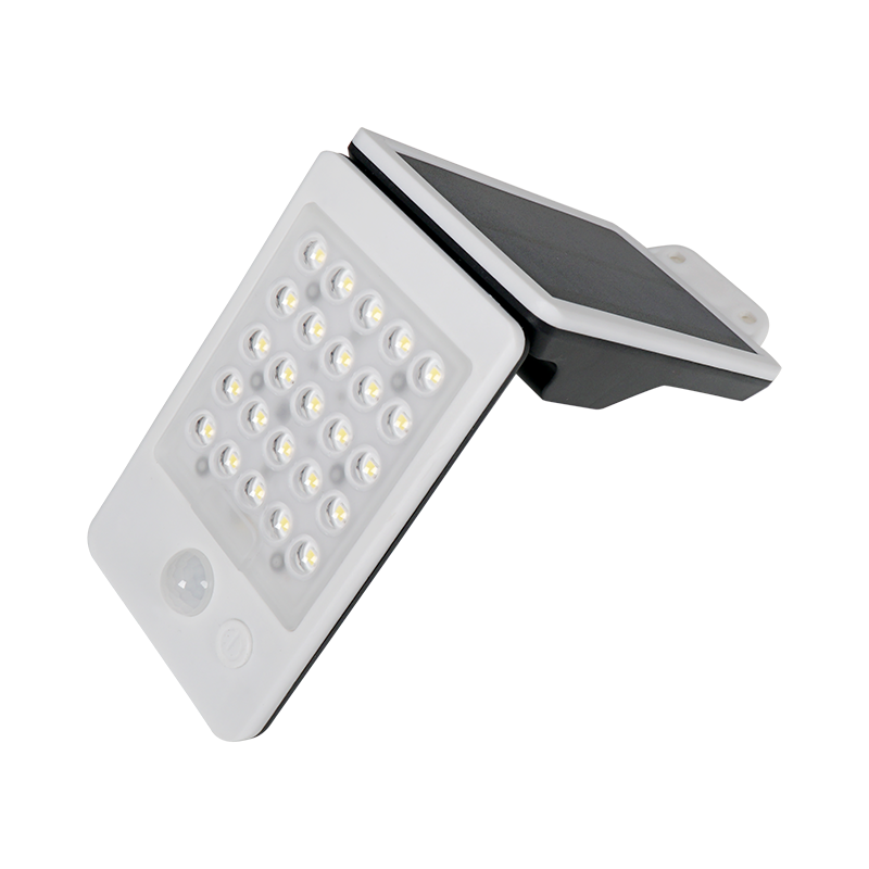 SOLAR SENSOR SMD LED WALL WHITE 2W 200Lm 4000K IP65 120° - ledmania.gr