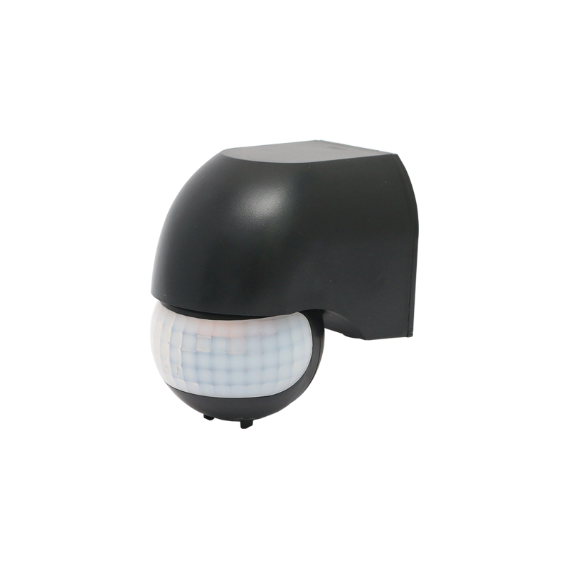 ΑΝΙΧΝΕΥΤΗΣ ΚΙΝΗΣΗΣ ΥΠΕΡΥΘΡΩΝ ΕΠΙΤΟΙΧΟΣ 230V IP44 180° ~12m MAX ΜΑΥΡΟΣ - ledmania.gr