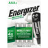 Energizer Power Plus Επαναφορτιζόμενη LR03 AAA 700mAh 4BL - ledmania.gr