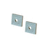 SET OF PLASTIC END CAPS FOR P135/A, 2PCS WITH HOLE - ledmania.gr