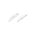 SET OF WHITE PLASTIC END CAPS FOR P21N, 1PC WITH HOLE & 1PC WITHOUT HOLE - ledmania.gr