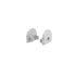 SET OF GREY PLASTIC END CAPS FOR P2LA, 1 WITHOUT HOLE & 1 WITH HOLE - ledmania.gr