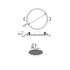FLEX W ROUND LED SLMPANEL 19W 3000K 1480Lm 230V Φ50-210 120° - ledmania.gr
