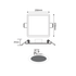 FLEXIBLE W SQUARE LED SLIM PANEL 19W 3000K 1480Lm 230V Φ50-210 120° Ra80 - ledmania.gr