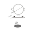 FLEXI W ROUND LED SLIMPANEL 9W 4000K 710Lm 230V Φ50-100 120° - ledmania.gr
