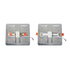 FLEXIBLE W SQUARE LED SLIM PANEL 9W 4000K 710Lm 230V Φ50-100 120° Ra80 - ledmania.gr