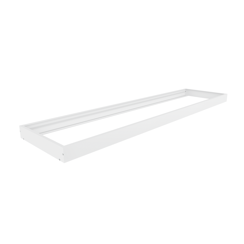 CEILING ALUM FRAME 30x120x6.8cm FOR OTIS*N, ROVE,PLOCA, DEBA & TREGO LED PANELS (WITH SCREWS) - ledmania.gr
