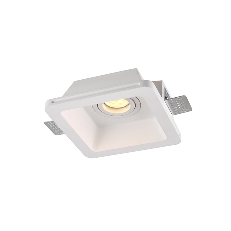 ΤΕΤΡΑΓΩΝΟ ΚΙΝΗΤΟ ΓΥΨΙΝΟ TRIMLESS ΣΠΟΤ AARI GU10 - ledmania.gr