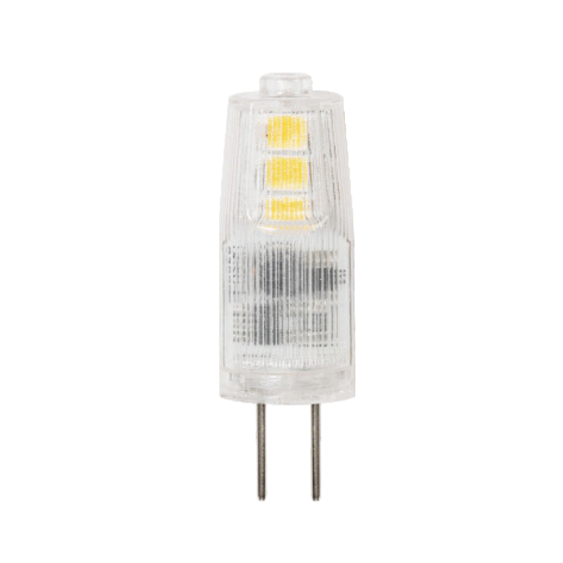 LED SMD G4 1,5W 3000K 12V AC/DC 150LM RA80 30000H 360° MINI PLASTIC - ledmania.gr