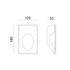 LED ΓΥΨΙΝΟ TRIMLESS Φ/Σ ROSIE ΕΜΜΕΣΟΥ ΦΩΤΙΣΜΟΥ CREE 1.5W 3000K 150LM 230V AC RA80 - ledmania.gr