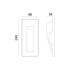^ΓΥΨΙΝΟ TRIMLESS Φ/Σ MYLA ΕΜΜΕΣΟΥ ΦΩΤΙΣΜΟΥ MR11 12V - ledmania.gr
