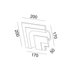 ^ΓΥΨΙΝΟ TRIMLESS ΦΩΤΙΣΤΙΚΟ ANDIE ΑΡΙΣΤΕΡΗ ΓΩΝΙΑ 20x20x5CM - ledmania.gr