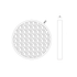 LED ΓΥΨΙΝΟ Φ/Σ ΟΡΟΦΗΣ-ΕΠΙΤΟΙΧΟ ΦΥΣΙΚΟ 32W 967Lm 3000K Φ600Χ70 MOND - ledmania.gr
