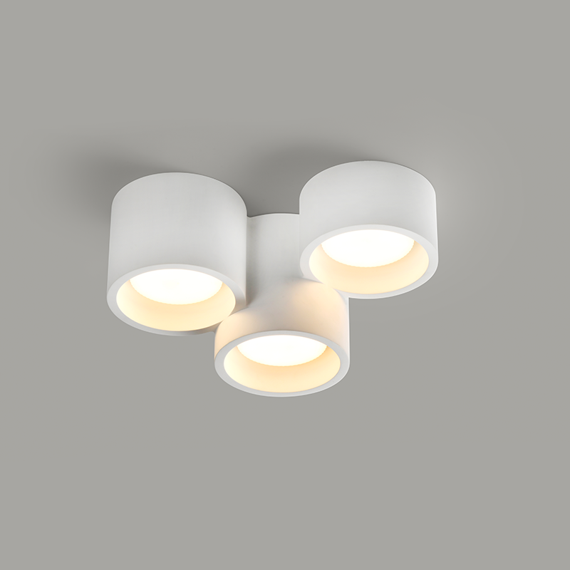 ΓΥΨΙΝΟ 3 ΣΤΡΟΓΓΥΛA Φ/Σ ΟΡΟΦΗΣ ΦΥΣΙΚΟ 260*170*150 GENI 3*GX53 - ledmania.gr