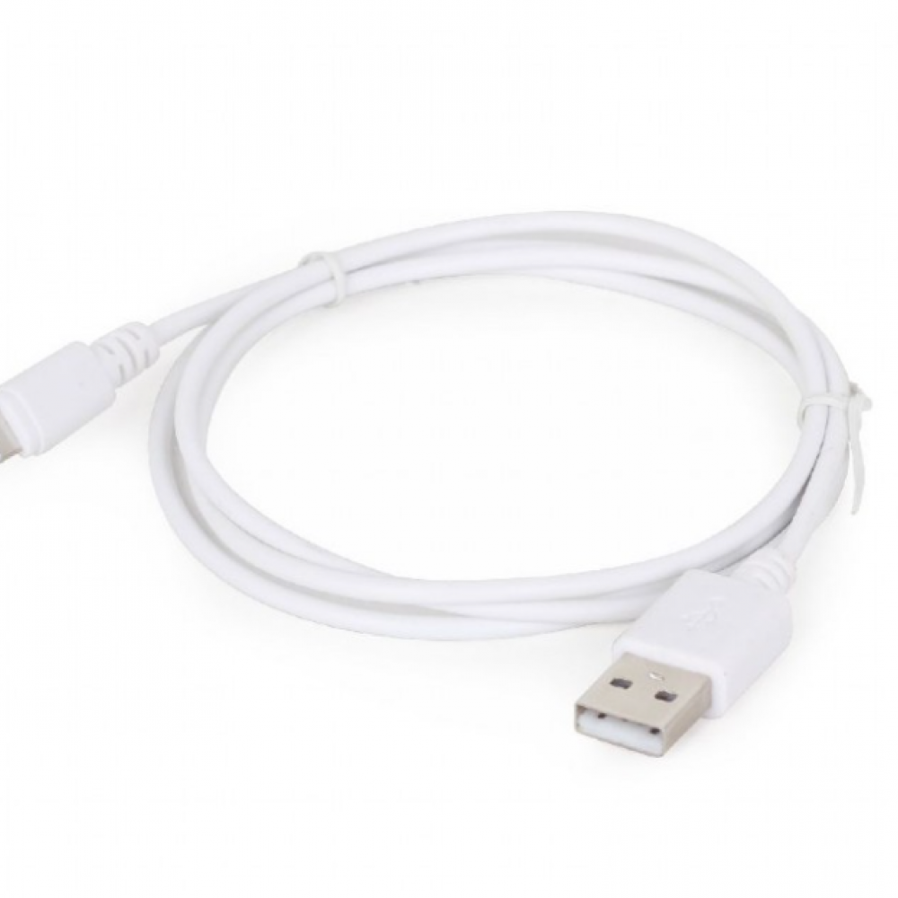 CABLEXPERT USB SYNC & CHARGING CABLE WHITE 2 m - ledmania.gr