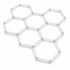 GLOBOSTAR® HEXON GLB-101-0085 Γραμμικό Επεκτεινόμενο DIY Φωτιστικό Οροφής LED 4W 500lm 120° AC 220-240V IP20 Φυσικό Λευκό 4000K - Sanan SMD Chip - Ασημί - Μ32 X Π2 X Υ3.5cm - 3 Χρόνια Εγγύηση
