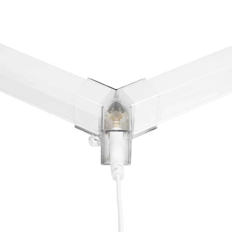GLOBOSTAR® HEXON GLB-101-0092 Σύνδεσμος Y AC 220-240V IP20 - Διάφανο - Μ7 x Π6 x Υ4cm