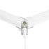 GLOBOSTAR® HEXON GLB-101-0092 Σύνδεσμος Y AC 220-240V IP20 - Διάφανο - Μ7 x Π6 x Υ4cm