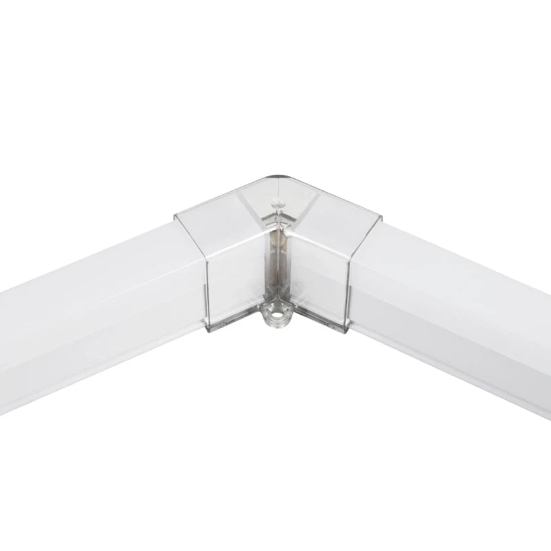 GLOBOSTAR® HEXON GLB-101-0095 Σύνδεσμος V 120° AC 220-240V IP20 - Διάφανο - Μ7 x Π2.5 x Υ4cm