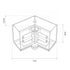 GLOBOSTAR® HEXON GLB-101-0095 Σύνδεσμος V 120° AC 220-240V IP20 - Διάφανο - Μ7 x Π2.5 x Υ4cm