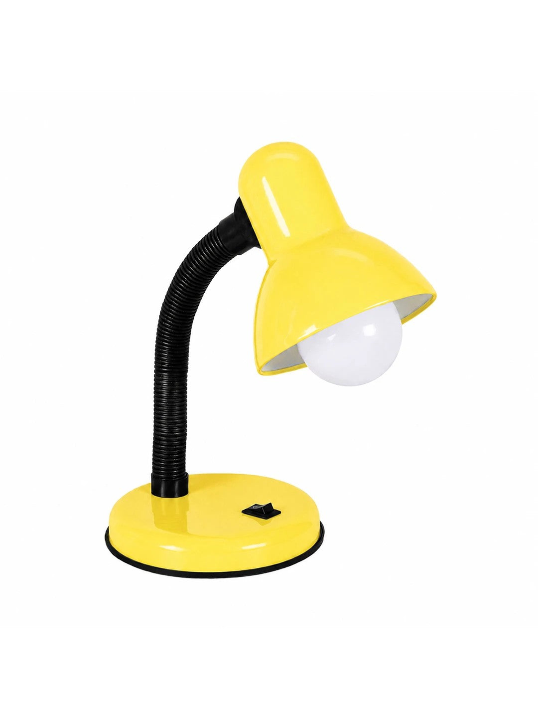 GLOBOSTAR® STUDENT GLB-102-0013 Μοντέρνο Επιτραπέζιο Φωτιστικό Πορτατίφ με Ντουί 1 x E27 AC 220-240V IP20 - Κίτρινο & Μαύρο - Μ14 x Π14 x Υ32cm