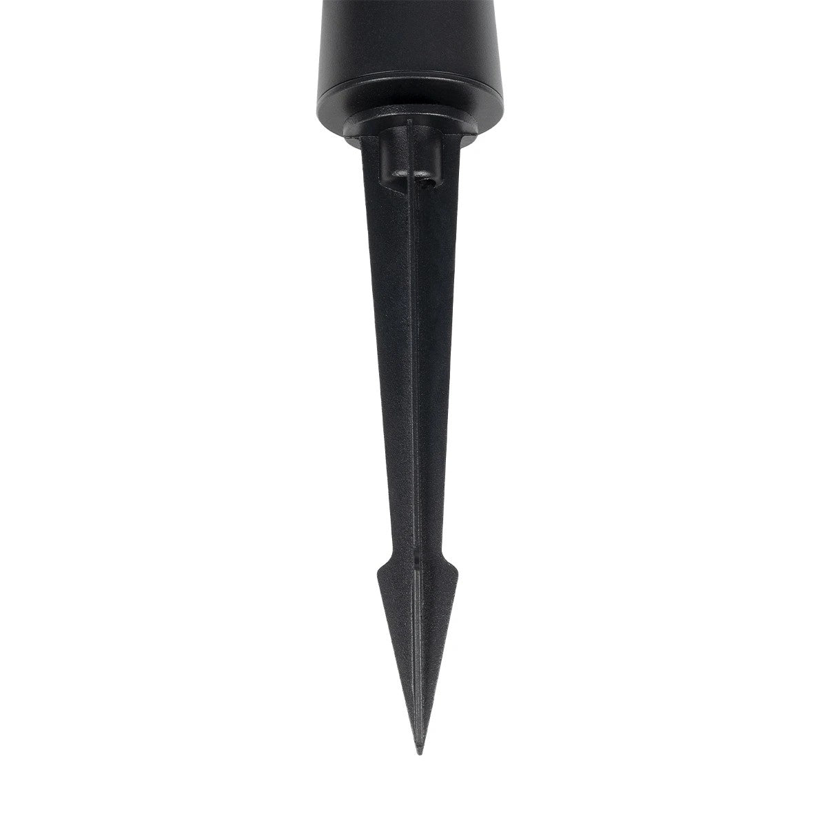 GLOBOSTAR® EDGE GLB-103-0011 Φωτιστικό Κολωνάκι Κήπου με Καρφωτή Βάση LED 3W 270lm 60° DC 24V Αδιάβροχο IP65 Θερμό Λευκό 2700K - Sanan SMD Chip - Μαύρο Ματ - Μ6 x Π6 x Υ45cm - 3 Χρόνια Εγγύηση