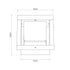 GLOBOSTAR® PRISM GLB-103-0017 Φωτιστικό Κολωνάκι Κήπου LED 10W 900lm 90° AC 220-240V Αδιάβροχο IP65 Θερμό Λευκό 2700K - Sanan SMD Chip - Μαύρο Ματ - Μ15 x Π15 x Υ16cm - 3 Χρόνια Εγγύηση