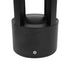 GLOBOSTAR® PRISM GLB-103-0018 Φωτιστικό Κολωνάκι Κήπου LED 8W 720lm 90° AC 220-240V Αδιάβροχο IP65 Θερμό Λευκό 2700K - Sanan SMD Chip - Μαύρο Ματ - Μ10.5 x Π10.5 x Υ30cm - 3 Χρόνια Εγγύηση