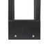 GLOBOSTAR® PRISM GLB-103-0019 Φωτιστικό Κολωνάκι Κήπου LED 8W 720lm 90° AC 220-240V Αδιάβροχο IP65 Θερμό Λευκό 2700K - Sanan SMD Chip - Μαύρο Ματ - Μ11 x Π11 x Υ30cm - 3 Χρόνια Εγγύηση
