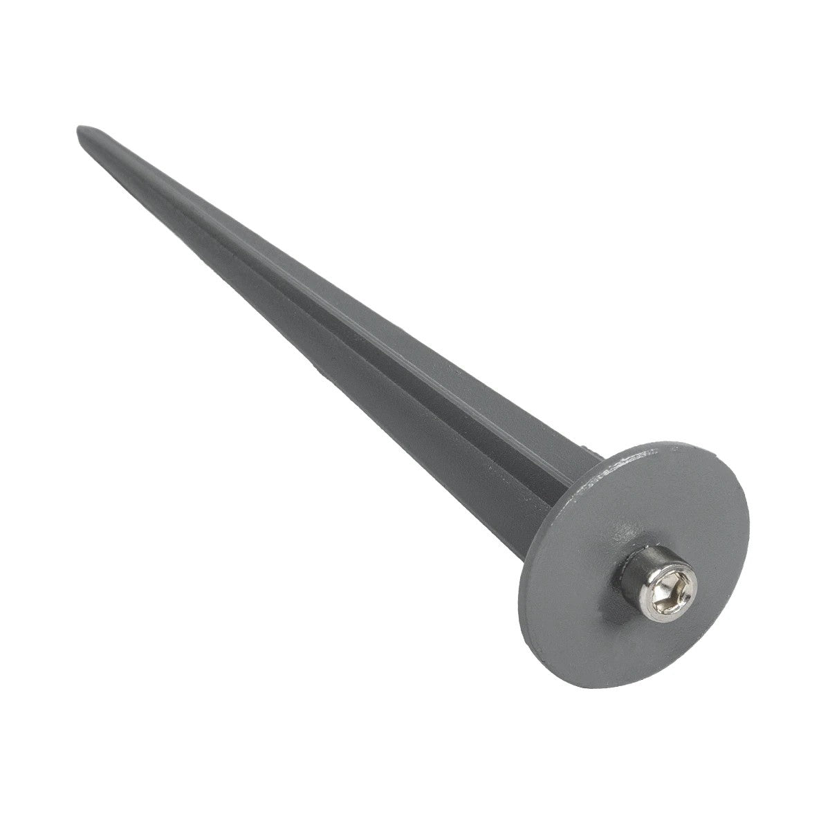 GLOBOSTAR® TREKO GLB-103-0026 Φωτιστικό Σποτ για Φυτά - Δέντρα με Βάση Κήπου / Καρφωτό LED 3W 270lm 5° DC 24V Αδιάβροχο IP65 Θερμό Λευκό 2700K - Sanan SMD Chip - Γκρι Ανθρακί Ματ - Μ5 x Π5 x Υ12cm - 3 Χρόνια Εγγύηση
